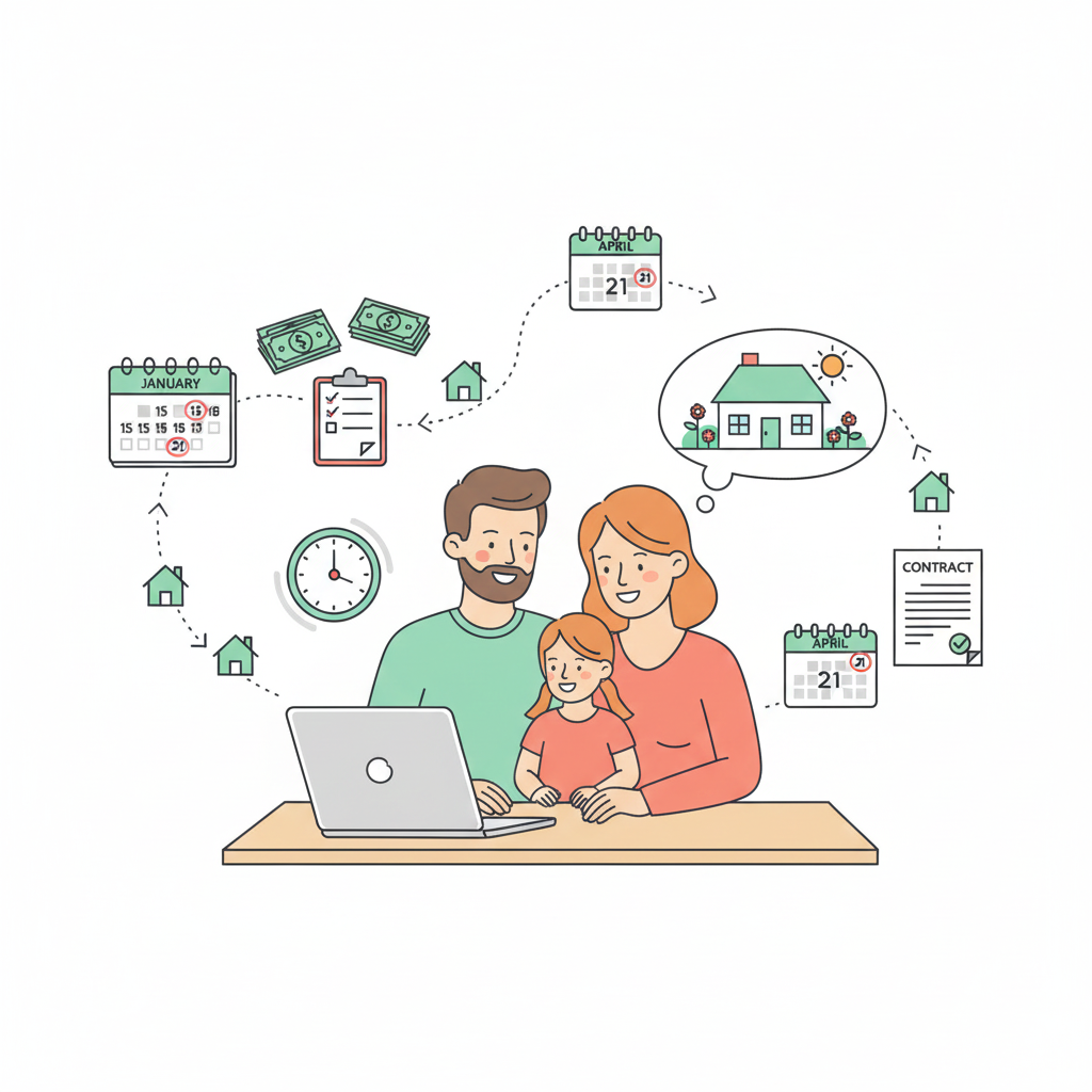 📅 1月・2月が勝負！春の住み替えを成功させる「不動産購入」のスケジュール感